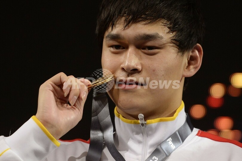 孫楊が男子1500m制し大会3個目の金、第15回世界水泳