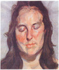 オランダ・ロッテルダム（Rotterdam）にあるクンストハル（Kunsthal）美術館から盗まれたルシアン・フロイド（Lucian Freud）の「Woman with Eyes Closed」（撮影日不明）。(c)AFP/DUTCH POLICE