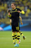 サッカー欧州チャンピオンズリーグ2012-13（UEFA Champions League 2012-13）は24日、準決勝第1戦が行われ、ボルシア・ドルトムント（Borussia Dortmund）が4-1でレアル・マドリード（Real Madrid）に勝利し、決勝進出に大きく前進した。

試合前の練習に臨むボルシア・ドルトムントのマリオ・ゲッツェ（Mario Goetze、2013年4月24日撮影）。(c)AFP/PATRIK STOLLARZ