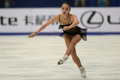 フィギュアスケート・グランプリ（GP）シリーズ第3戦、中国杯（ISU Grand Prix of Figure Skating Cup of China 2013）女子シングル・フリースケーティング。演技に臨むアデリナ・ソトニコワ（Adelina Sotnikova）（2013年11月2日撮影）。(c)AFP/GOH CHAI HIN
