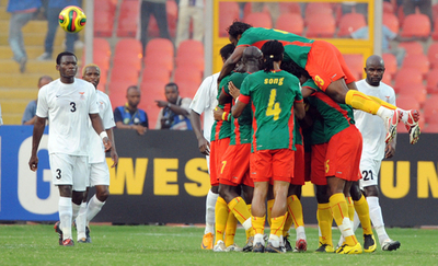 カメルーン ザンビアを降し大会初白星