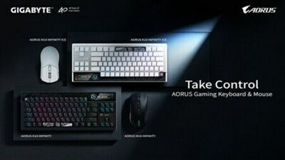 GIGABYTE、COMPUTEX 2026においてAORUS K10 INFINITYキーボードとM10 INFINITYマウスによる次世代ゲーミング周辺機器を発表