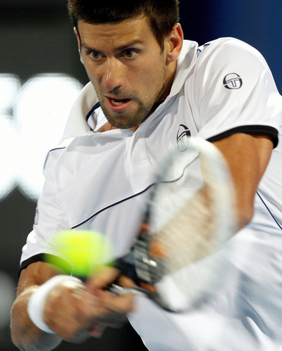 ジョコビッチとフェレールが準決勝進出、ムバダラ・ワールド・テニス選手権