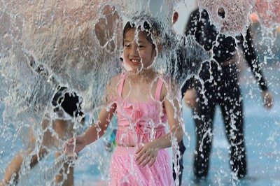 中国で猛暑、最高気温41度