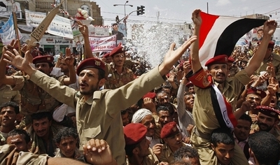 イエメン反体制勢力、サレハ大統領の帰国阻止を誓う