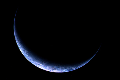 63.3万キロ離れた位置から撮影した地球