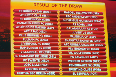 リバプールはウニレア、ユベントスはアヤックスと対戦