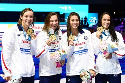 レデッキーが通算13個目の金、米国が3種目制す 世界水泳