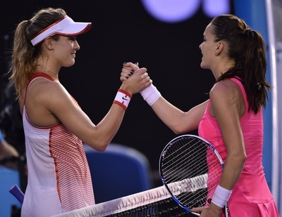 ラドワンスカが3回戦へ、ブシャール下し「自信」 全豪オープン