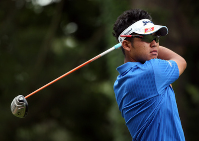 松山が渡英、全英オープンに向けて準備万端