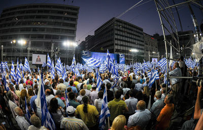 ギリシャ議会再選挙、緊縮派政党が僅差で勝利 連立協議へ