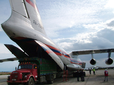 ロシアの大型軍用機、シリアに着陸 米とNATO、軍事支援を警戒