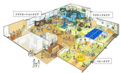 多世代交流拠点に、地域らしさあふれるあそび場が誕生　<br />大阪府柏原市 室内あそび場「Grapico（グラピコ）」を設計プロデュース