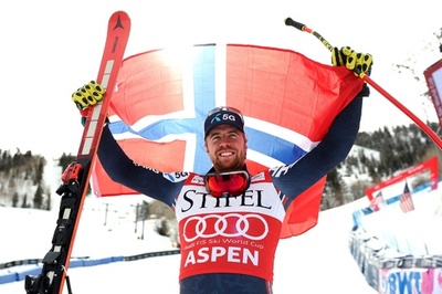 キルデ優勝で滑降2連覇 アルペンW杯