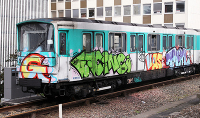 グラフィティ描くため列車を急停車、ギャング5人逮捕 スペイン