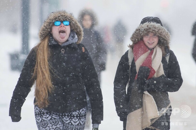 気温は南極以下… 米中西部、大寒波で数千万人に影響