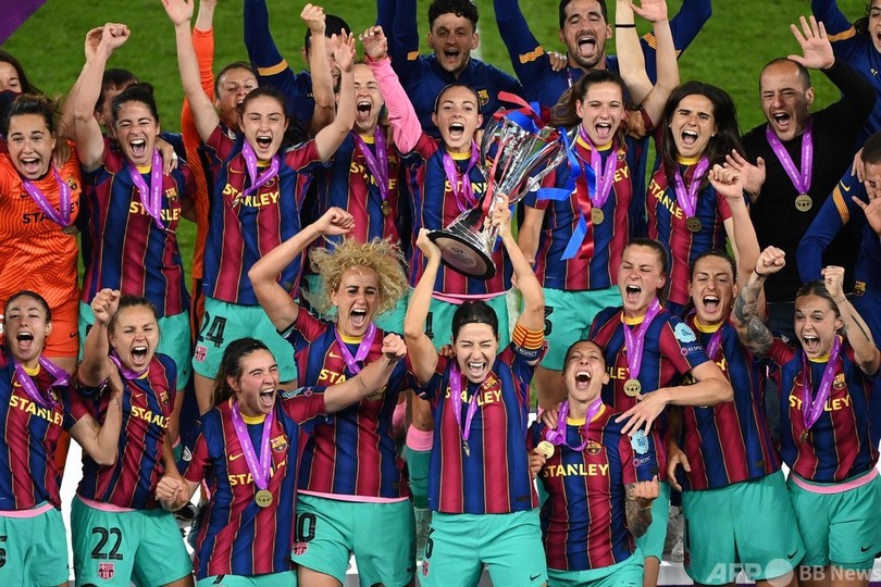 バルサが女子欧州cl初制覇 チェルシーは4冠ならず 写真10枚 国際ニュース Afpbb News