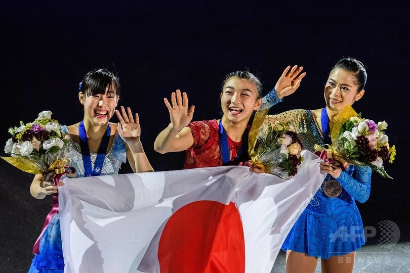 坂本が自己新で四大陸選手権女子シングル制覇、日本勢メダル独占