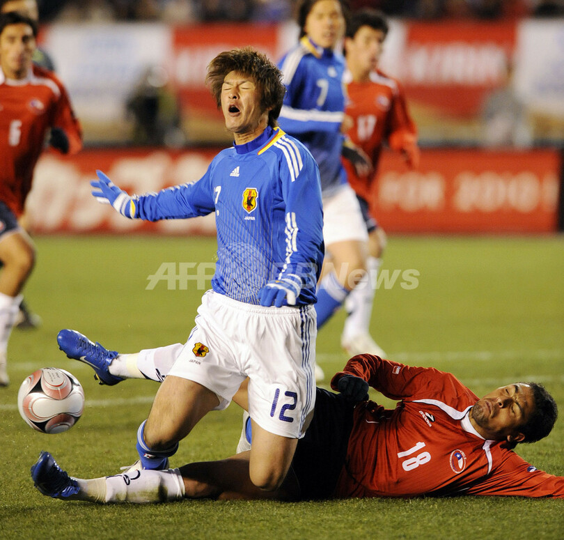 日本 チリとスコアレスドローに終わる