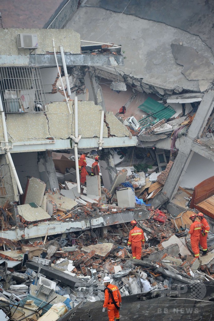 中国の土砂崩れ、不明者91人に ガス爆発も発生