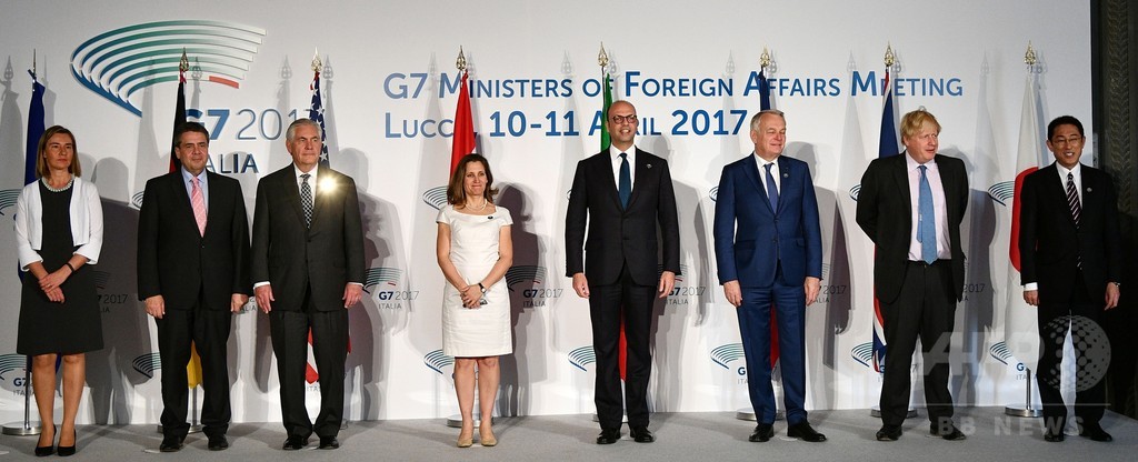 アサド政権下でのシリア内戦解決は不可能 G7外相が一致 写真4枚 国際ニュース Afpbb News