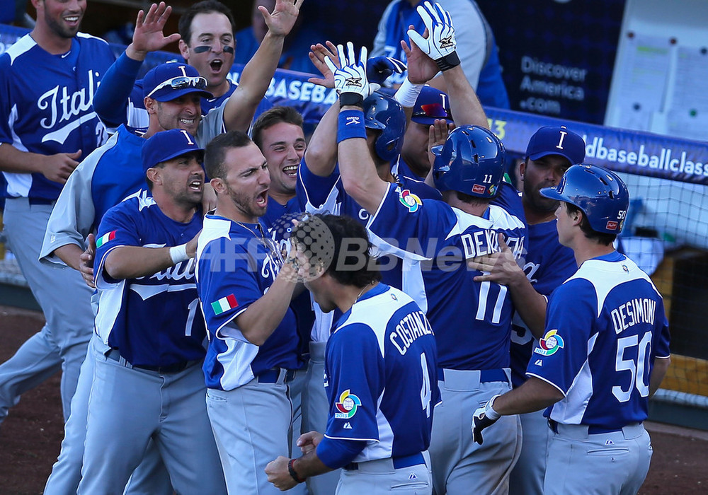 イタリアがメキシコに競り勝ち白星発進、WBC 写真10枚 国際ニュース