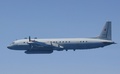 日本海上空を飛行するロシアのIL20情報収集機。防衛省提供（2023年5月25日撮影、公開）。(c)AFP PHOTO / Ministry of Defense