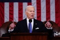 米議会で一般教書演説に臨んだジョー・バイデン大統領（2024年3月7日撮影）。(c)AFP/Mandel NGAN / AFP