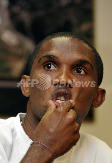 ロシアプレミアリーグ・アンジ、マハチカラ１１/１２ 選手支給 エトー＃９９ アンジ、マハチカラ（H）11/12 選手支給 エトー＃99