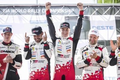 トヨタのラッピ、参戦わずか4戦目で初優勝 ラリー・フィンランド