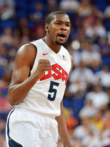 米国代表の合宿メンバーにデュラントら19人