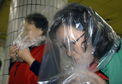 ソウルの地下鉄で対テロ訓練