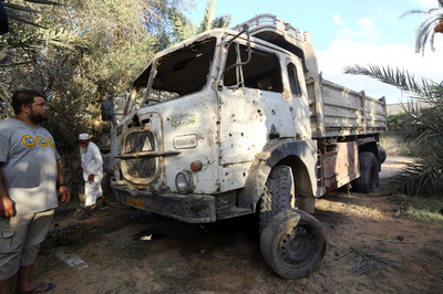 リビア首都南郊で民兵組織間の戦闘、27人死亡 91人負傷