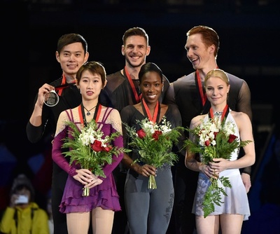 ペアは仏組が逆転優勝、アイスダンスは米カップルが制す GPファイナル