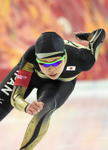 女子500メートルで9位の辻、ソチ五輪