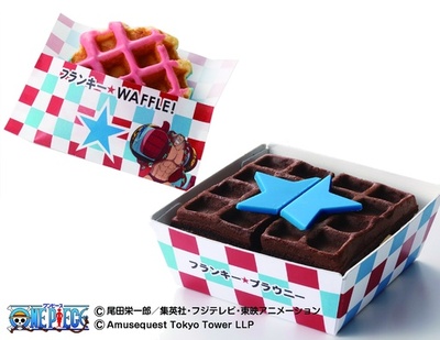 「ワンピース」キャラクターをイメージした新食感ワッフル、東京タワーで発売