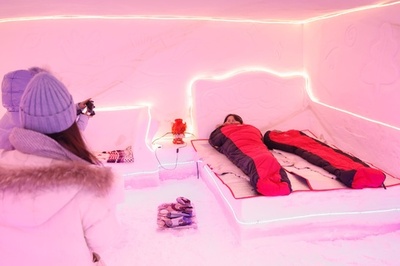 あなたは眠れる？ 氷雪で造った旅館開業 「中国の北極」の漠河市