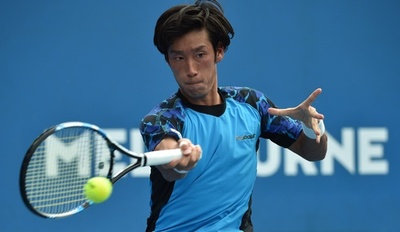 杉田、モンフィスにストレートで敗戦 全豪オープン