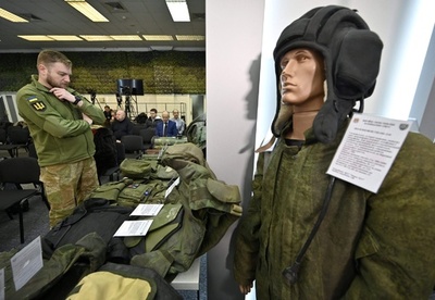ロシア軍からの鹵獲品展示 ウクライナ・キーウ
