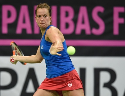 チェコが優勝に王手、王者米国にシングルス2連勝 フェド杯