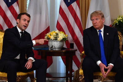 トランプ氏、仏大統領を「首相」に格下げ 演説でミス