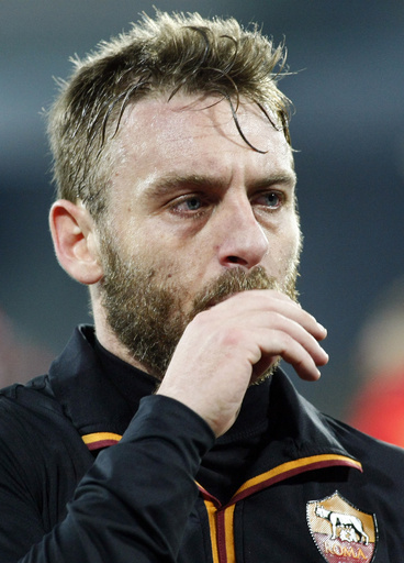 ローマのデ・ロッシ、3試合の出場停止に