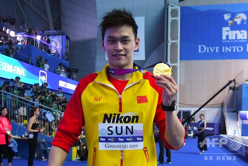 孫への抗議は「理不尽」、中国代表コーチがライバル選手を批判