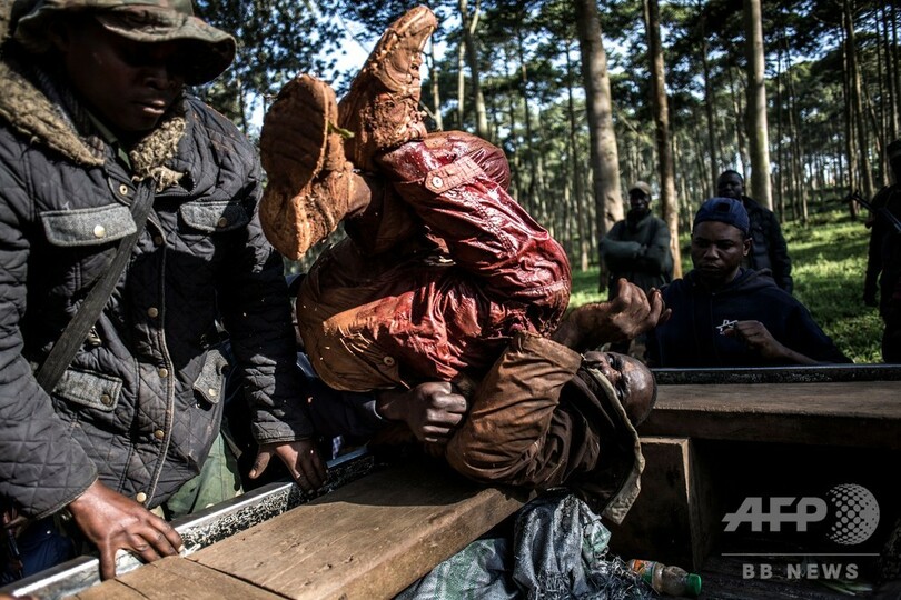 武装集団がエボラ治療センター襲撃、警察官1人死亡 コンゴ民主共和国