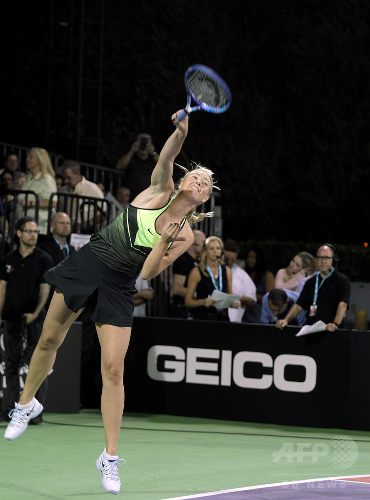 シャラポワ、4月の独大会で復帰へ ドーピングの処分解除で