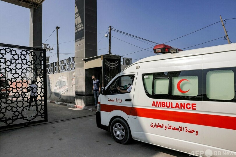 ガザ市で人道物資運ぶ車列に攻撃 赤十字