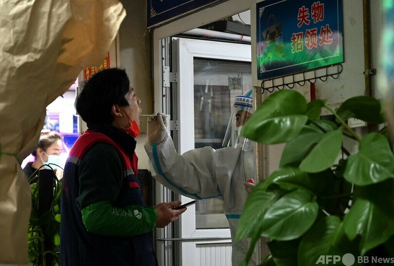 中国の新規感染、20年3月以来最多に