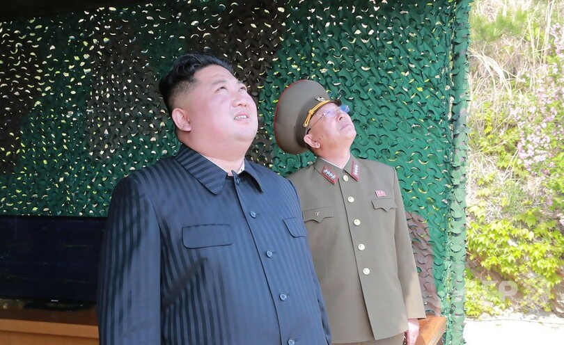 北朝鮮、4日の飛翔体発射はロケット砲などの「攻撃演習」 KCNA