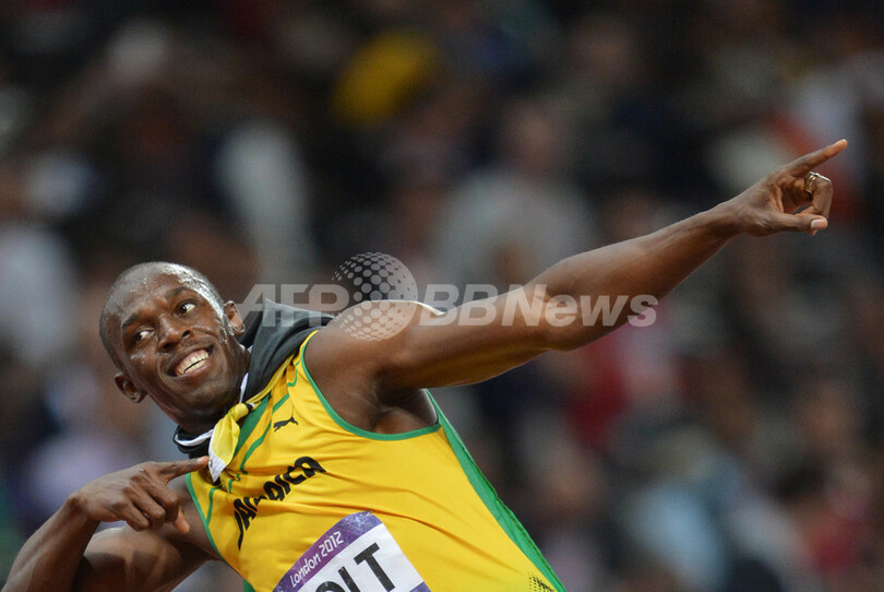 ボルトが五輪新記録で男子100メートル連覇