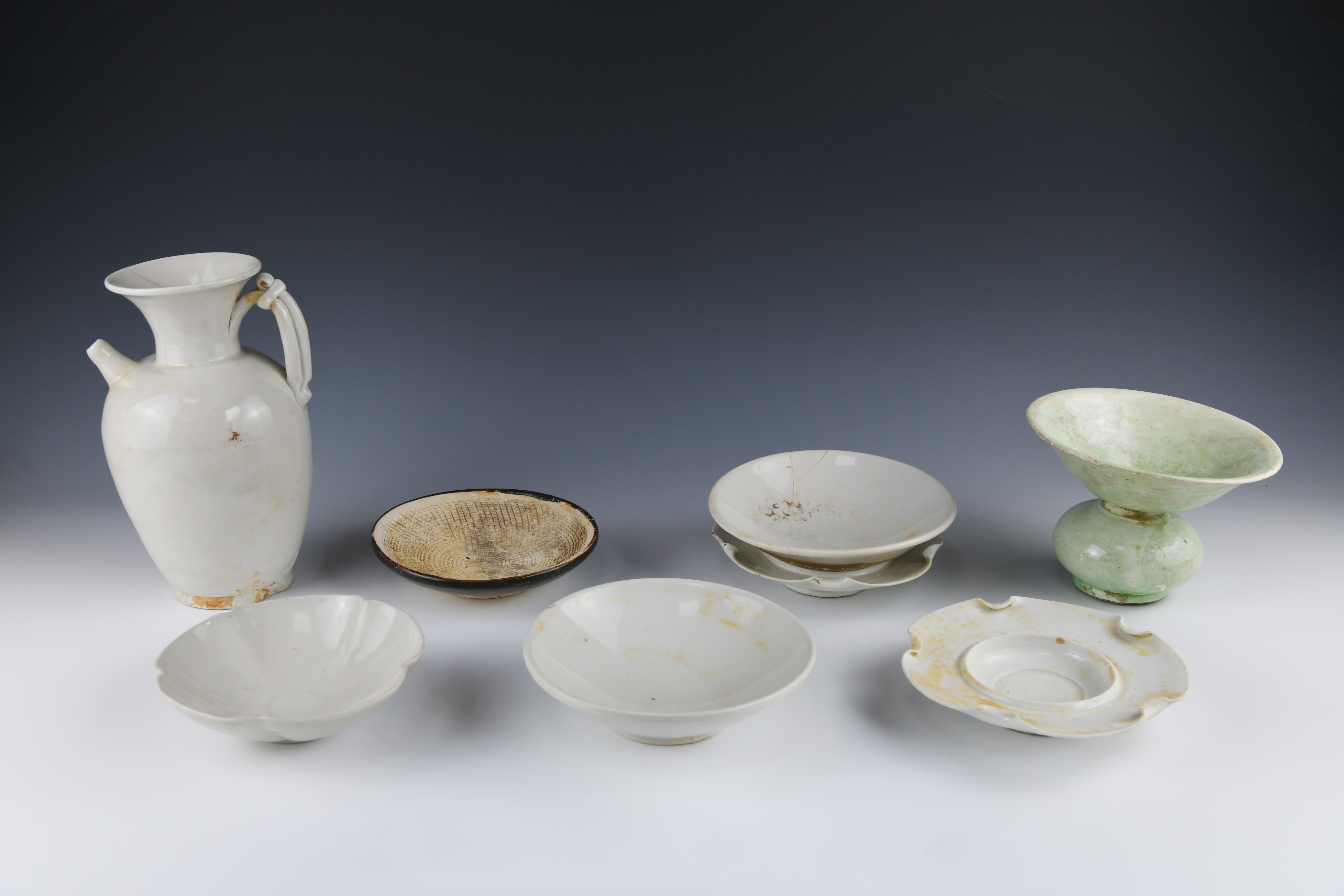 大人気新品  c 加彩舞妓俑 唐時代 遺跡発掘品 中国 / 副葬品 墳墓 埋蔵文化財 唐
